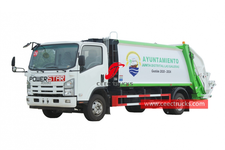 ISUZU Garbage compressor truck for sale