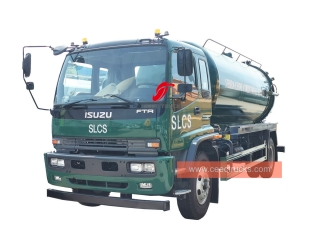ايسوزو 12000 لتر فراغ شاحنة صهريج مجاري التصدير إلى سيراليون