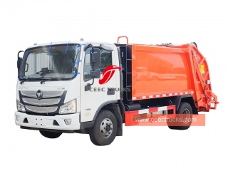 foton 6cbm تصدير شاحنة القمامة الضاغطة إلى غامبيا