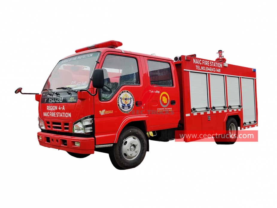 ISUZU 6 wheeler fire truck