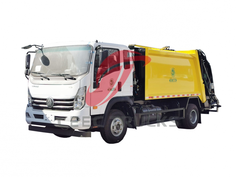 HOWO garbage compression truck for sale