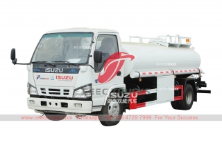 شاحنة صهريج مياه من الفولاذ المقاوم للصدأ ISUZU 600P 130HP
