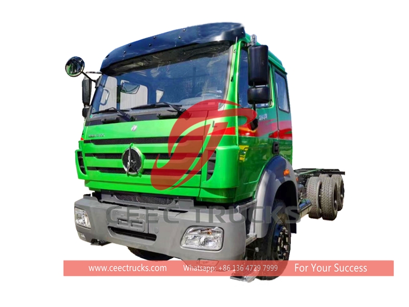 congo beiben 6 wheel drive cargo truck chassis