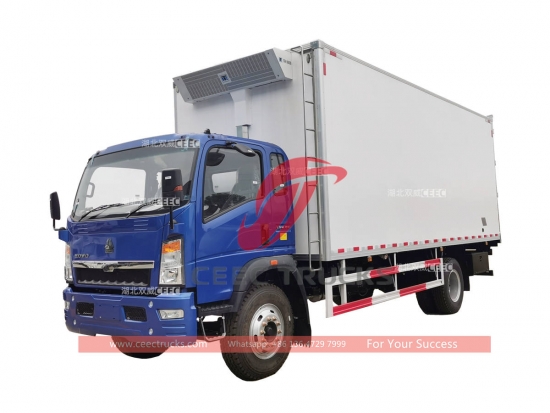 HOWO 6 wheeler Refrigerated Van Unit