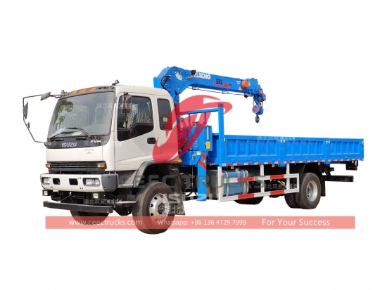 ISUZU FVR 4×4 AWD Crane Truck for sale