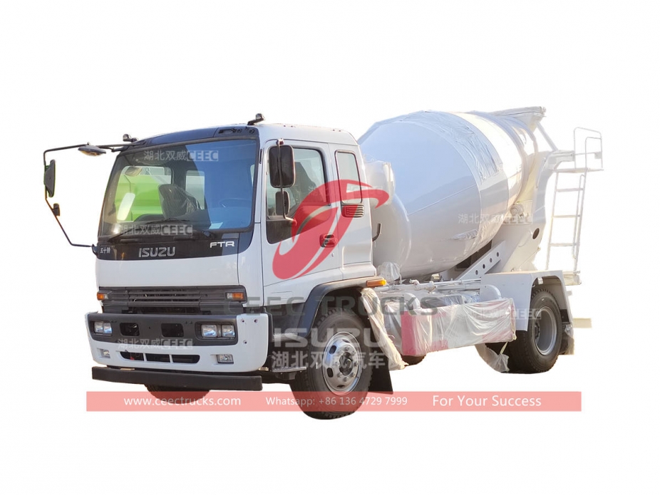 ISUZU FTR concrete mixer truck for sale