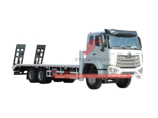 شاحنة نقل مسطحة HOWO 400HP مصنوعة في الصين