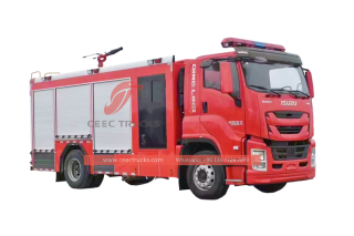 ايسوزو جيجا شاحنة صهريج مياه إطفاء ثقيلة سعة 8000 لتر مع بيع المصنع مباشرة
