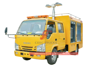 شاحنة إضاءة الطوارئ ISUZU NKR مصنوعة في الصين