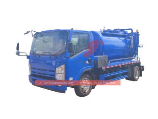 شاحنة صهريج فراغ ISUZU NPR 190hp مصنوعة في الصين