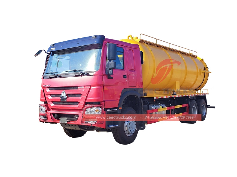 Heavy duty 20m3 Vacuum Sewage Suction trucks with factory direct sale