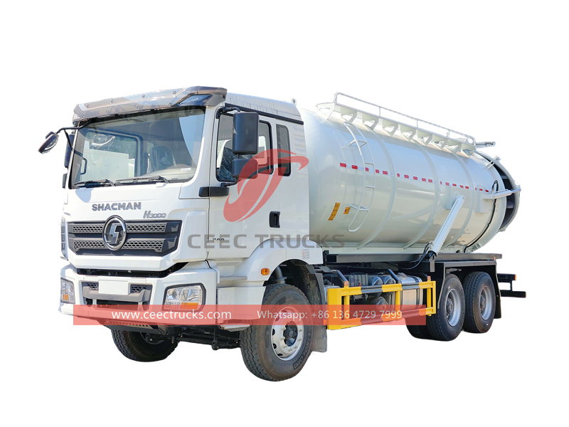 Shacman H3000 20m3 6000 gallon vacuum tanker trucks