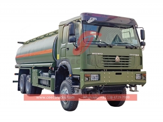 شاحنة نقل الوقود HOWO 6x6 مع بيع المصنع مباشرة