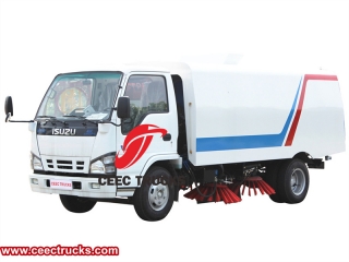 شاحنة كنس الشوارع ISUZU 5 CBM مع بيع المصنع مباشرة