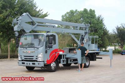 Isuzu brand Insulated Bucket Manlift Truck