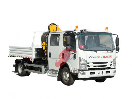 Isuzu 5 Ton articulated crane lorry truck