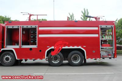 Isuzu heavy rescue dry powder fire truck