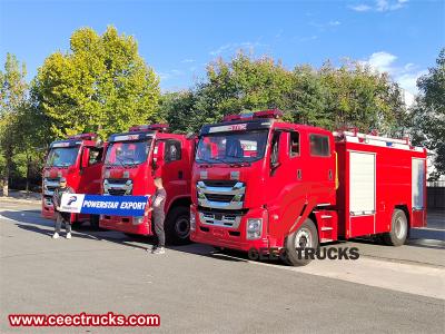 Rescue Fire Truck made by Isuzu Giga chassis