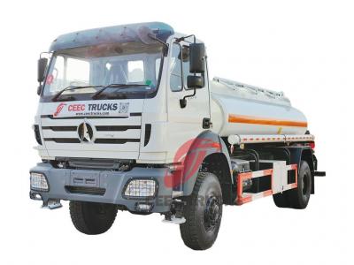 Beiben 1929 offroad 4WD 8000L fuel tank truck