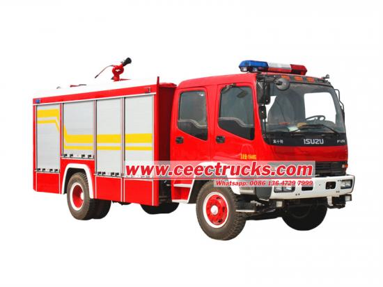 Rescue Fire Truck made by Isuzu FTR chassis