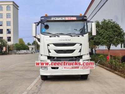 Isuzu 20 cbm rear loader compressed garbage truck