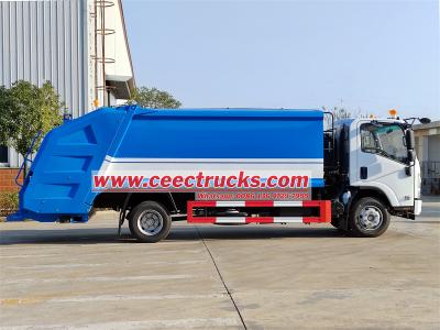 ISUZU 10CBM refuse compactor truck for sale