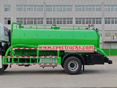 Isuzu FVR sludge vacuum pump tanker truck