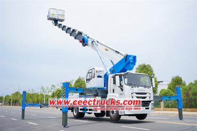 Isuzu mobile 45 meter safe aerial platform truck