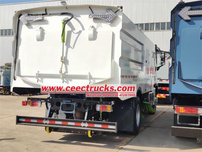 Isuzu 12 cbm mechanical vacuum sweeper truck