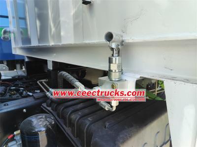 Isuzu 12 cbm mechanical vacuum sweeper truck