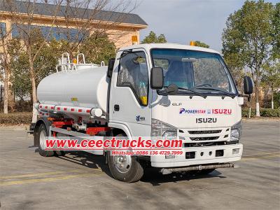 5,000L Isuzu Sprinkler Truck Factory