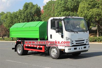 Isuzu ELF roll on roll off truck