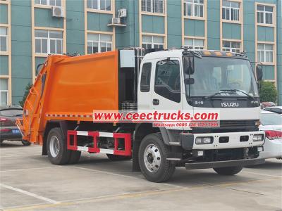 ISUZU FVR rear loader truck for sale