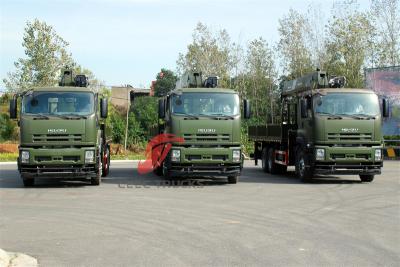 Philippine Isuzu GIGA 380HP boom crane dropside cargo truck