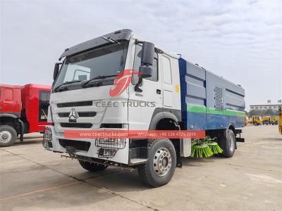 Africa Howo 300HP garbage road sweeper truck