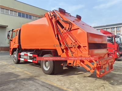 Howo 16CBM garbage compactor truck