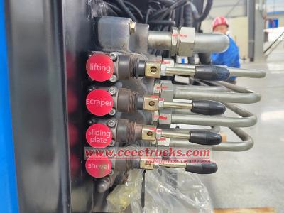 rear loader garbage truck upper body