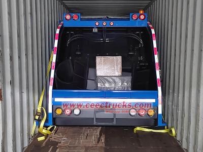 rear loader garbage truck upper body