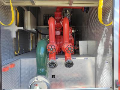 HOWO TX 6x4 double row water fire truck