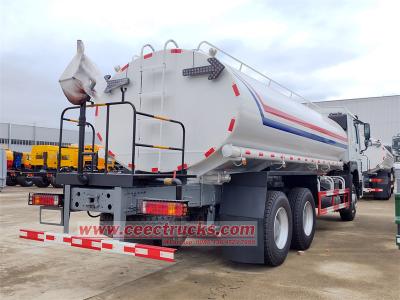 HOWO 20000 liters stainless water tanker truck