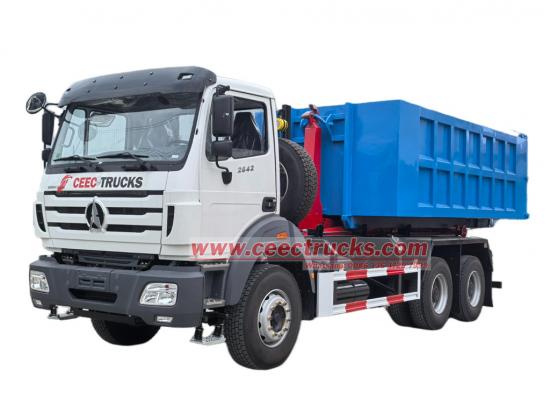 Beiben 420HP 20tons hook loader truck