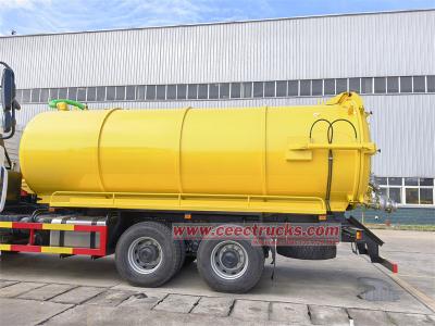 Shacman 340HP sewer suction truck 18cbm