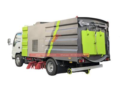 Isuzu NKR 130HP street sweeper truck