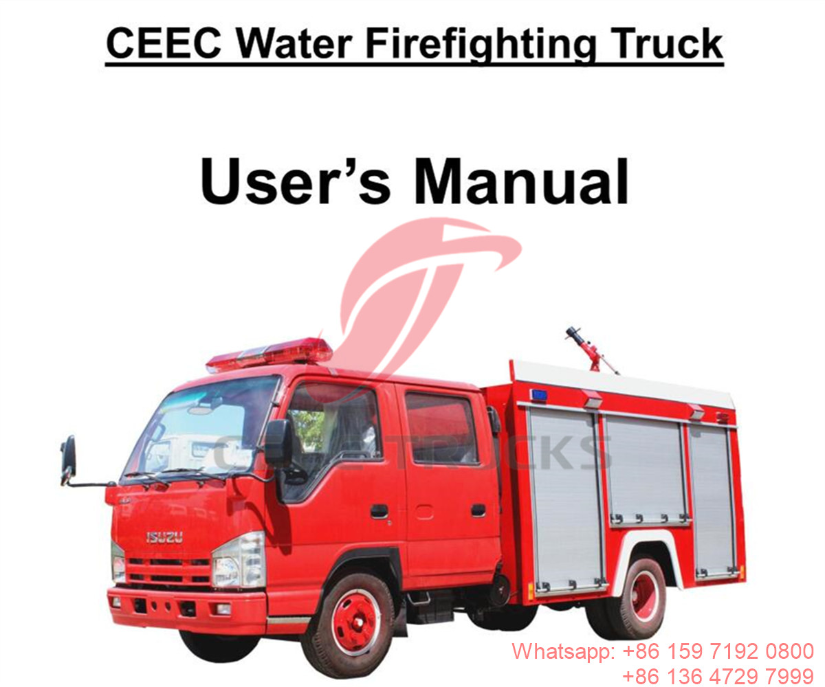الفلبين - دليل شاحنة إطفاء المياه ISUZU 3CBM
