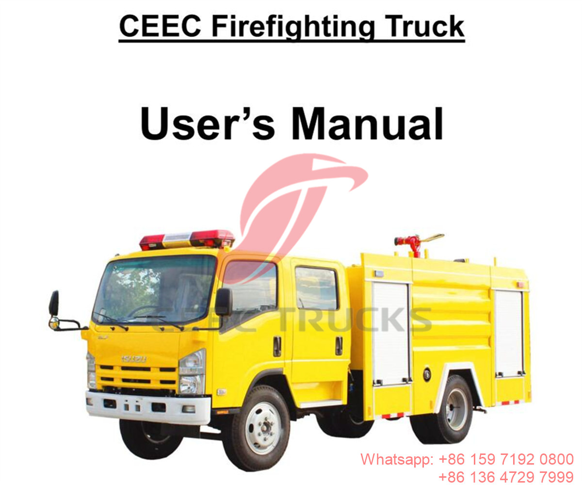 دبي - دليل شاحنة إطفاء المياه ISUZU ELF 5CBM