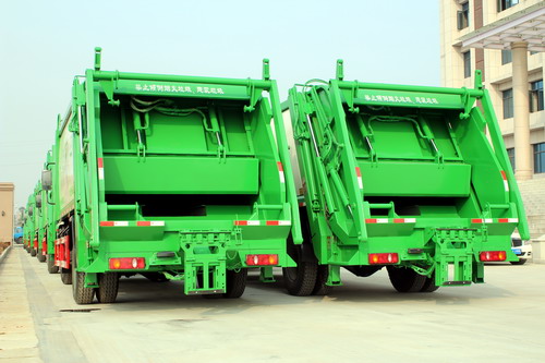 50 وحدة 12 cbm شاحنة القمامة الضاغطة لمقاطعة شينجيانغ الصين