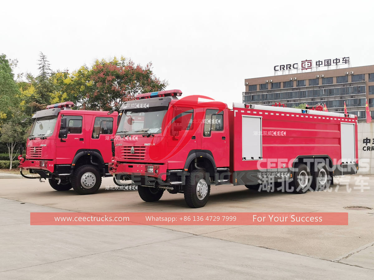
     غانا - تم تصدير وحدتين من شاحنة إطفاء SINOTRUK HOWO 6 × 6
    