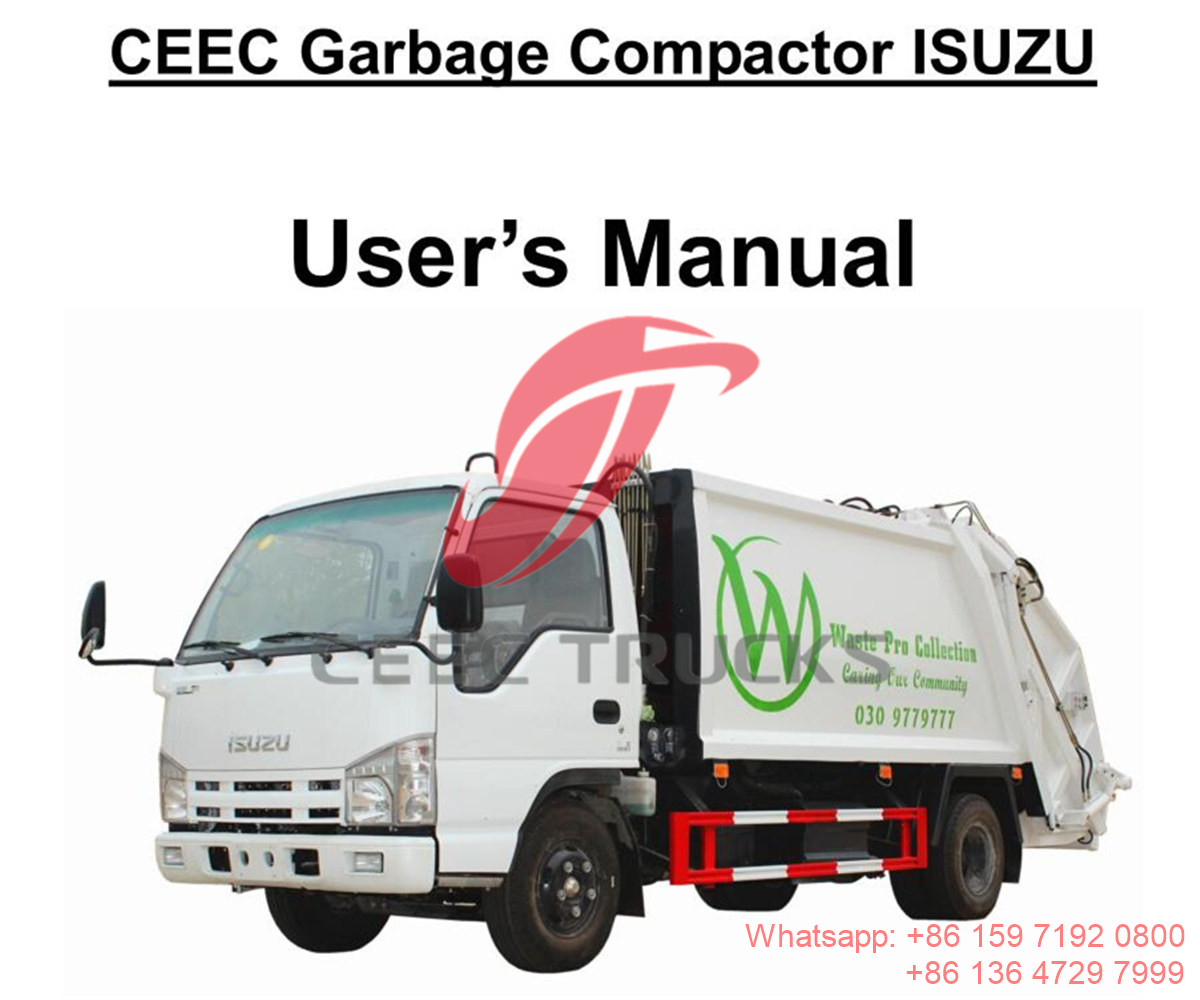 لاوس - دليل الشاحنات الضاغطة القمامة ايسوزو 6cbm