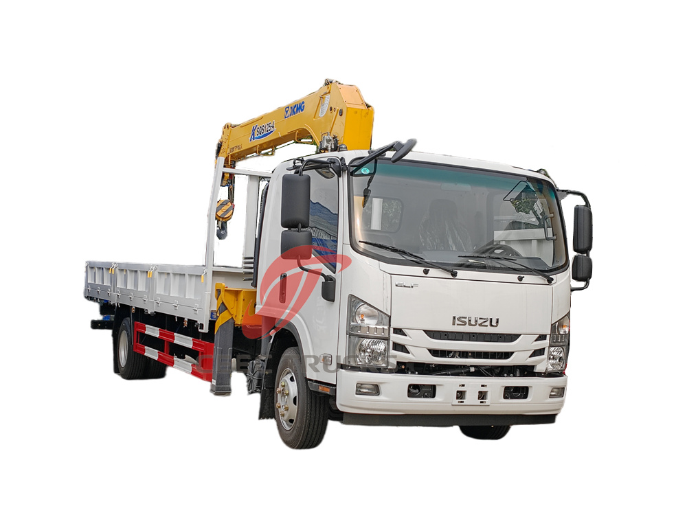 شاحنة رافعة ذراع Isuzu NPR 5T