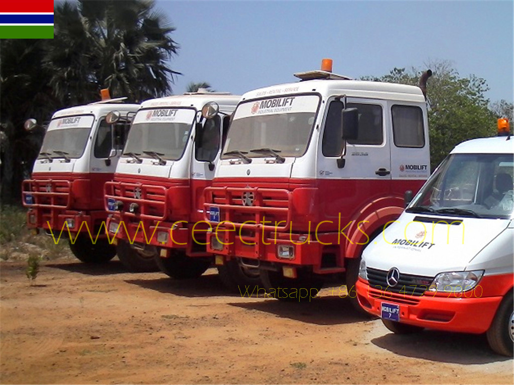 تصدير غامبيا بيبين 2536 شاحنة جرار لمشروع موبيليفت
